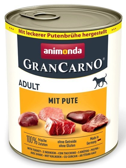 Animonda GranCarno Original Adult Pute Indyk puszka 800g Animonda GranCarno Original Adult Pute Indyk puszka 800g