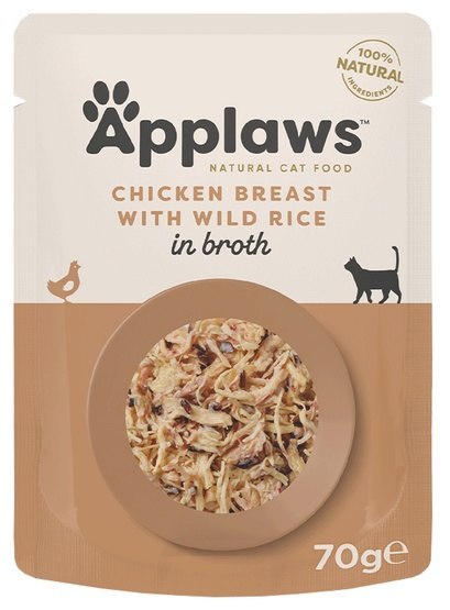 Applaws saszetka dla kota Kurczak i Dziki Ryż 70g Applaws saszetka dla kota Kurczak i Dziki Ryż 70g