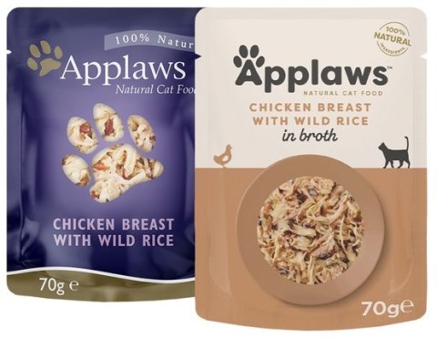 Applaws saszetka dla kota Kurczak i Dziki Ryż 70g Applaws saszetka dla kota Kurczak i Dziki Ryż 70g