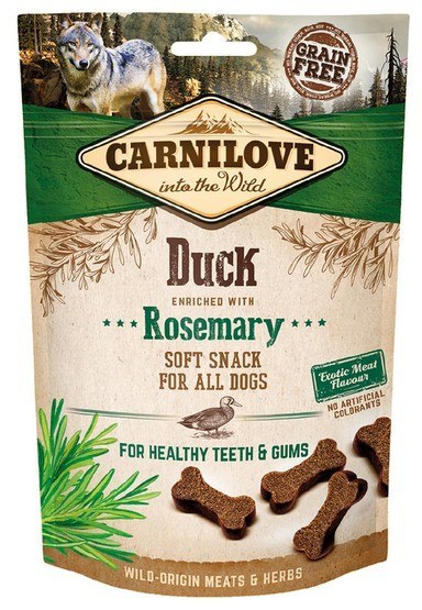 Carnilove Dog Snack Fresh Soft Duck+Rosemary 200g Carnilove Dog Snack Fresh Soft Duck+Rosemary 200g