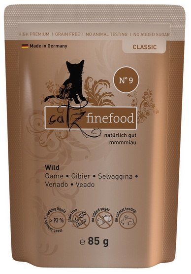 Catz Finefood Classic N.09 Dziczyzna saszetka 85g Catz Finefood Classic N.09 Dziczyzna saszetka 85g
