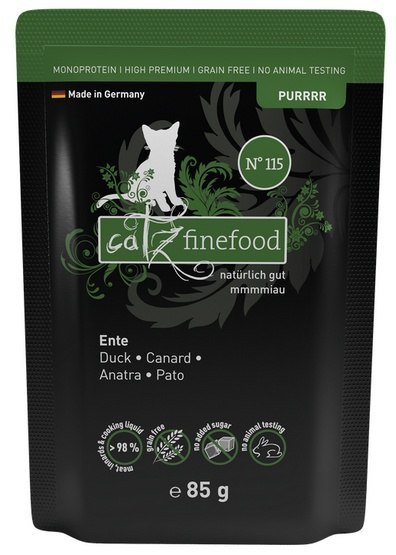 Catz Finefood Purrrr N.115 Kaczka saszetka 85g Catz Finefood Purrrr N.115 Kaczka saszetka 85g