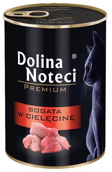 Dolina Noteci Premium Kot Bogata w cielęcinę puszka 400g Dolina Noteci Premium Kot Bogata w cielęcinę puszka 400g