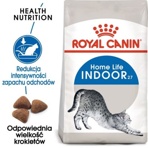 Royal Canin Indoor karma sucha dla kotów dorosłych, przebywających wyłącznie w domu 400g Royal Canin Indoor karma sucha dla kotów dorosłych, przebywających wyłącznie w domu 400g