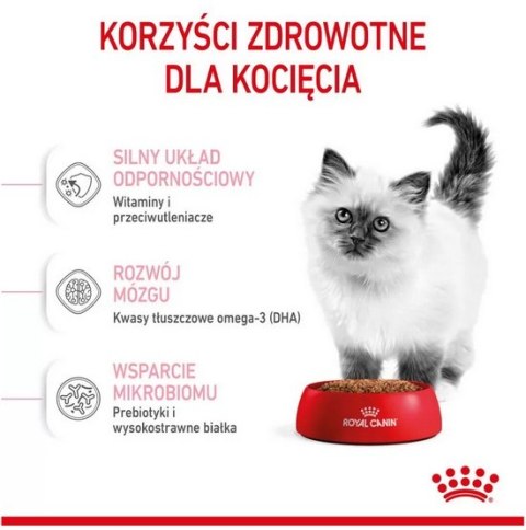 Royal Canin Kitten karma sucha dla kociąt od 4 do 12 miesiąca życia 4kg Royal Canin Kitten karma sucha dla kociąt od 4 do 12 miesiąca życia 4kg