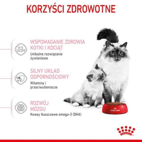 Royal Canin Mother&Babycat karma sucha dla kotek w okresie ciąży, laktacji i kociąt od 1 do 4 miesiąca 4kg Royal Canin Mother&Babycat karma sucha dla kotek w okresie ciąży, laktacji i kociąt od 1 do 4 miesiąca 4kg