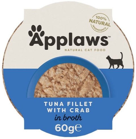 Applaws miseczka dla kota Filet z Tuńczyka z Krabami 60g Applaws miseczka dla kota Filet z Tuńczyka z Krabami 60g