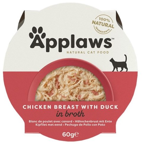 Applaws miseczka dla kota Pierś z Kurczaka z Kaczką 60g Applaws miseczka dla kota Pierś z Kurczaka z Kaczką 60g