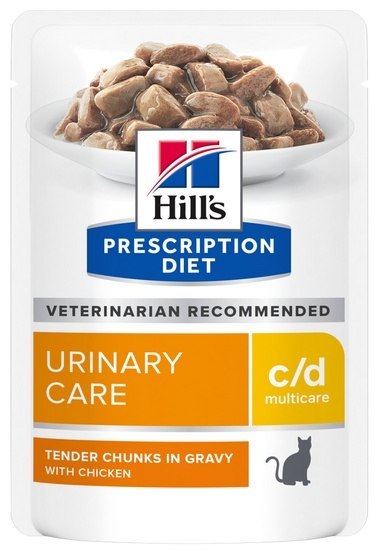 Hill's Prescription Diet c/d Feline z Kurczakiem saszetka 85g Hill's Prescription Diet c/d Feline z Kurczakiem saszetka 85g