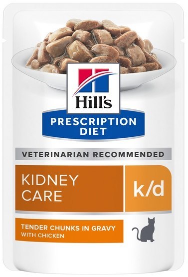 Hill's Prescription Diet k/d Feline Kurczak saszetka 85g Hill's Prescription Diet k/d Feline Kurczak saszetka 85g