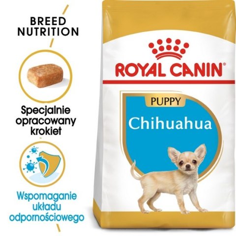 Royal Canin Chihuahua Puppy karma sucha dla szczeniąt do 8 miesiąca, rasy chihuahua 0,5kg Royal Canin Chihuahua Puppy karma sucha dla szczeniąt do 8 miesiąca, rasy chihuahua 0,5kg