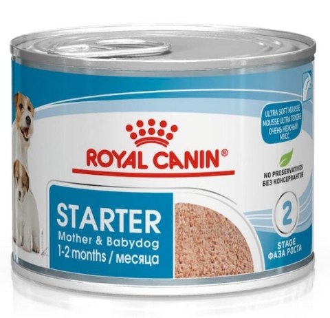 Royal Canin Starter Mother&Babydog karma mokra - mus, dla suk w czasie ciąży, laktacji oraz szczeniąt puszka 195g Royal Canin Starter Mother&Babydog karma mokra - mus, dla suk w czasie ciąży, laktacji oraz szczeniąt puszka 195g