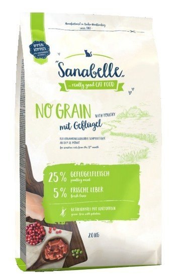Sanabelle Adult No Grain Geflugel - bezzbożowa z drobiem 400g Sanabelle Adult No Grain Geflugel - bezzbożowa z drobiem 400g