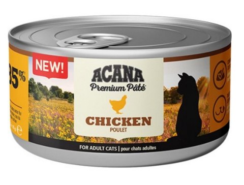 Acana Cat Premium Pate Chicken puszka 85g Acana Cat Premium Pate Chicken puszka 85g