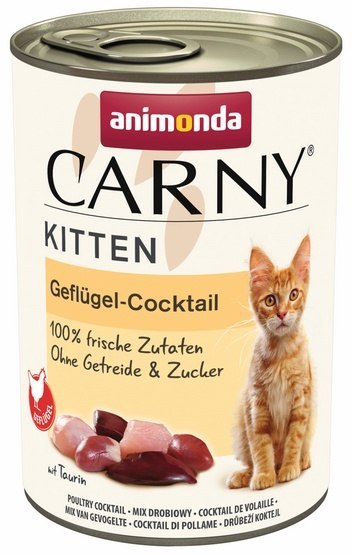 Animonda Carny Kitten Koktajl drobiowy puszka 400g Animonda Carny Kitten Koktajl drobiowy puszka 400g