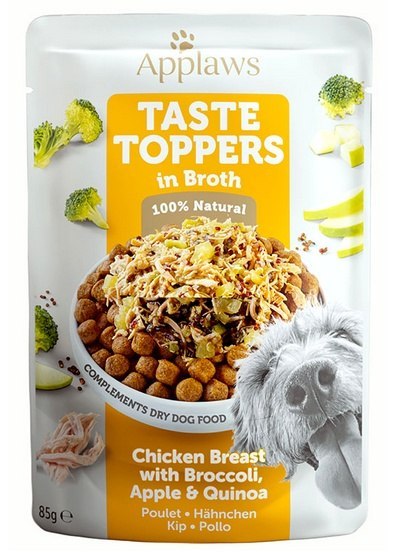 Applaws Taste Toppers Saszetka dla psa - kurczak, brokuł, jabłko i ryż w sosie 85g Applaws Taste Toppers Saszetka dla psa - kurczak, brokuł, jabłko i ryż w sosie 85g