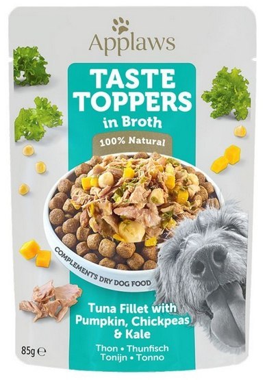 Applaws Taste Toppers Saszetka dla psa - tuńczyk, dynia i ciecierzyca w sosie 85g Applaws Taste Toppers Saszetka dla psa - tuńczyk, dynia i ciecierzyca w sosie 85g