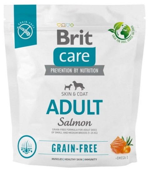 Brit Care Grain Free Adult Small & Medium Salmon 1kg Brit Care Grain Free Adult Small & Medium Salmon 1kg