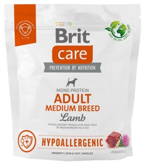 Brit Care Hypoallergenic Adult Medium Lamb 1kg Brit Care Hypoallergenic Adult Medium Lamb 1kg