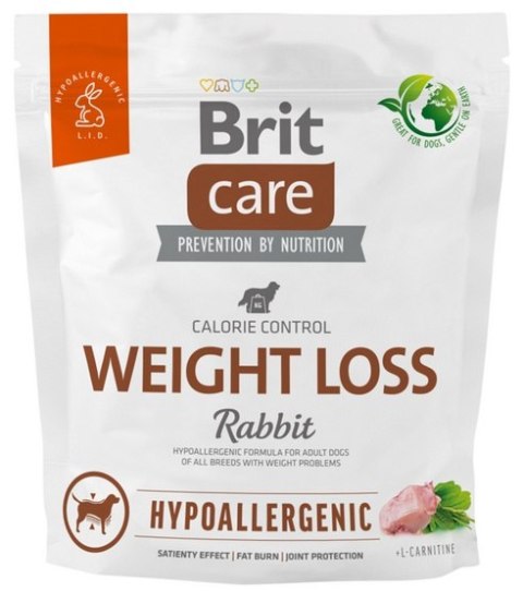 Brit Care Hypoallergenic Dog Weight Loss Rabbit 1kg Brit Care Hypoallergenic Dog Weight Loss Rabbit 1kg