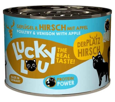 Lucky Lou Lifestage Adult Drób i jeleń puszka 200g Lucky Lou Lifestage Adult Drób i jeleń puszka 200g
