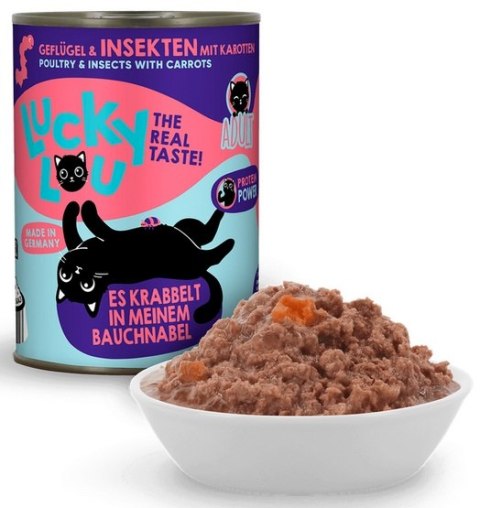Lucky Lou Lifestage Adult Drób i owady puszka 400g Lucky Lou Lifestage Adult Drób i owady puszka 400g