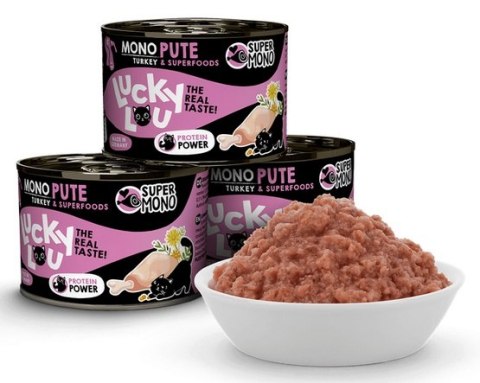 Lucky Lou SuperMono Indyk puszka 200g Lucky Lou SuperMono Indyk puszka 200g
