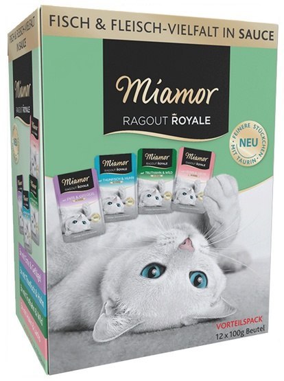 Miamor Ragout Royale Mix Sos - 4 smaki saszetki 12x100g Miamor Ragout Royale Mix Sos - 4 smaki saszetki 12x100g