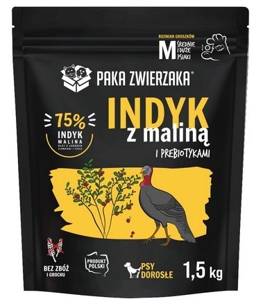 Paka Zwierzaka Seventh Heaven Indyk z maliną 1,5kg Paka Zwierzaka Seventh Heaven Indyk z maliną 1,5kg