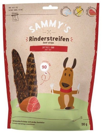 Sammy's Beef Strips - paski wołowiny 190g Sammy's Beef Strips - paski wołowiny 190g