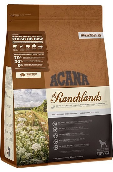 Acana Highest Protein Ranchlands Dog 2kg Acana Highest Protein Ranchlands Dog 2kg