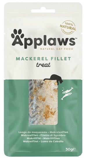 Applaws Natural Cat Loin Suszona polędwica z makreli 30g Applaws Natural Cat Loin Suszona polędwica z makreli 30g