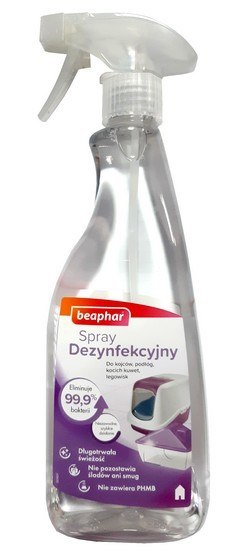 Beaphar Disinfection Spray - płyn do dezynfekcji w sprayu 500ml Beaphar Disinfection Spray - płyn do dezynfekcji w sprayu 500ml