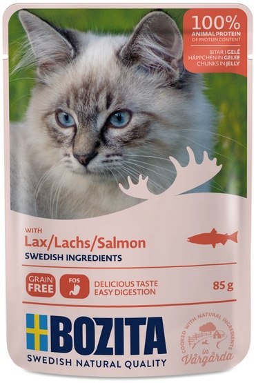 Bozita Cat Łosoś w galaretce saszetka 85g Bozita Cat Łosoś w galaretce saszetka 85g