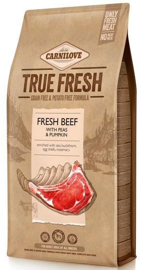 Carnilove Dog True Fresh Beef Adult - wołowina 11,4kg Carnilove Dog True Fresh Beef Adult - wołowina 11,4kg