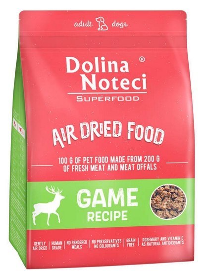 Dolina Noteci Superfood Air Dried Pies Danie z dziczyzny 1kg Dolina Noteci Superfood Air Dried Pies Danie z dziczyzny 1kg