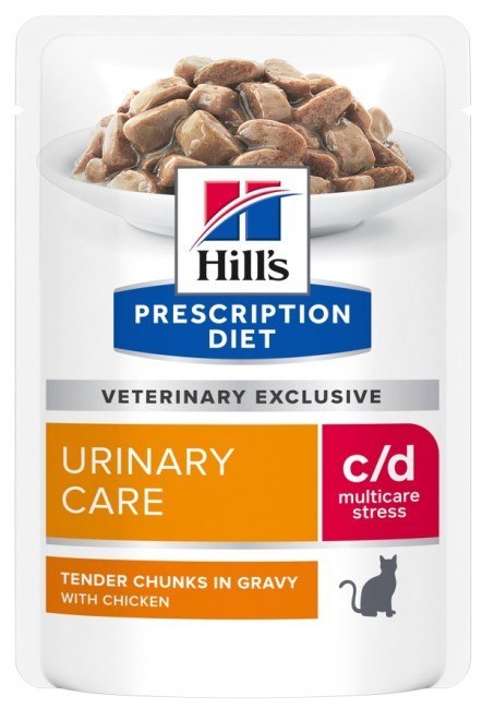 Hill's Prescription Diet c/d Feline Urinary Stress z kurczakiem saszetka 85g Hill's Prescription Diet c/d Feline Urinary Stress z kurczakiem saszetka 85g