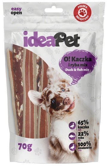 IdeaPet O! Kaczka i ryba mix 70g IdeaPet O! Kaczka i ryba mix 70g