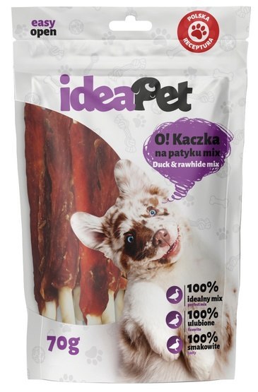IdeaPet O! Kaczka na patyku mix 70g IdeaPet O! Kaczka na patyku mix 70g