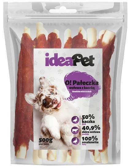 IdeaPet Pałeczka wołowa z kaczką 500g IdeaPet Pałeczka wołowa z kaczką 500g