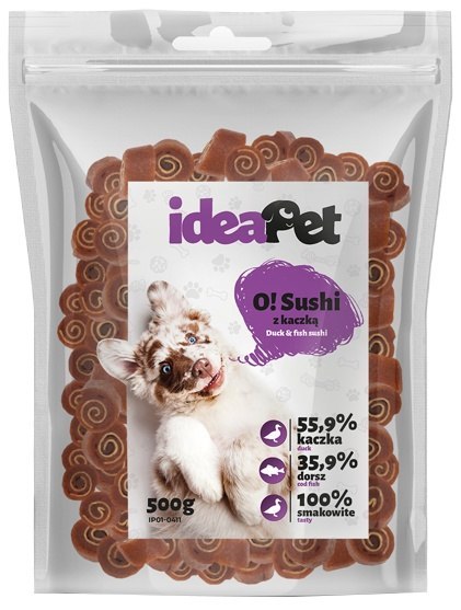 IdeaPet Sushi z kaczką 500g IdeaPet Sushi z kaczką 500g