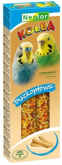 Nestor Kolba Papuga mała biszkoptowa 2szt Nestor Kolba Papuga mała biszkoptowa 2szt