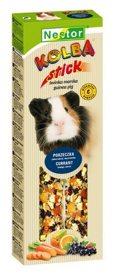 Nestor Kolba Świnka morska porzeczki i pomarańcze 2szt Nestor Kolba Świnka morska porzeczki i pomarańcze 2szt