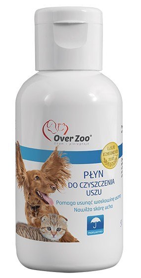 Over Zoo Płyn do czyszczenia uszu dla psa i kota 50ml Over Zoo Płyn do czyszczenia uszu dla psa i kota 50ml