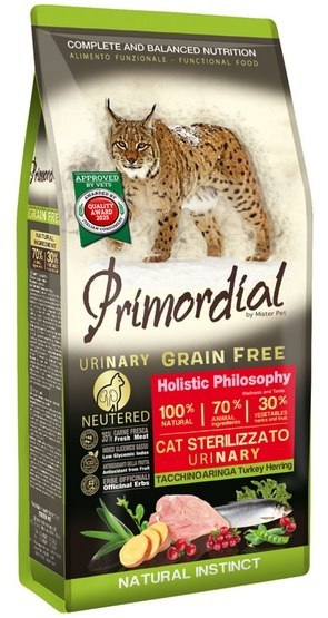 Primordial Cat Grain Free Urinary Turkey & Herring 2kg Primordial Cat Grain Free Urinary Turkey & Herring 2kg