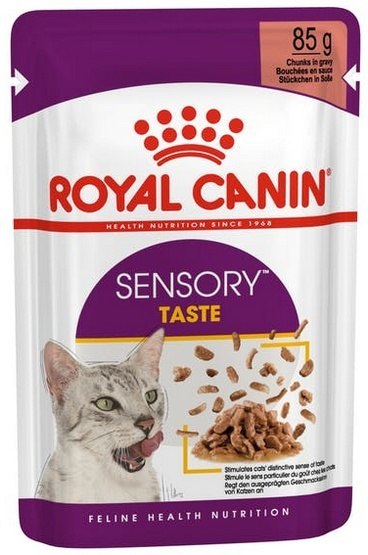 Royal Canin Sensory Taste w sosie karma mokra dla kotów dorosłych saszetka 85g Royal Canin Sensory Taste w sosie karma mokra dla kotów dorosłych saszetka 85g