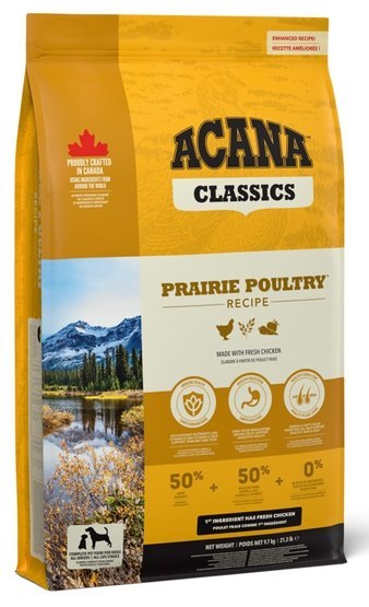 Acana Classics Prairie Poultry Dog 9,7kg Acana Classics Prairie Poultry Dog 9,7kg