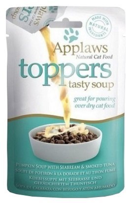 Applaws Cat Topper Zupa dynia, leszcz, tuńczyk 3x40g Applaws Cat Topper Zupa dynia, leszcz, tuńczyk 3x40g