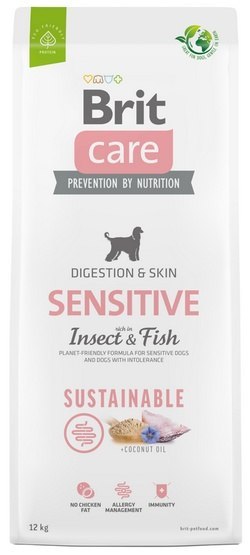 Brit Care Sustainable Sensitive Insect & Fish 12kg Brit Care Sustainable Sensitive Insect & Fish 12kg