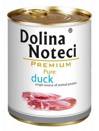 Dolina Noteci Premium Pies Pure Kaczka puszka 800g Dolina Noteci Premium Pies Pure Kaczka puszka 800g